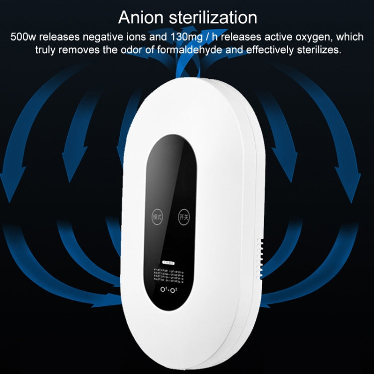 Home Smart Air Disinfection Machine Ozone Disinfection Sterilization Deodorization Negative Ion Air Purifier(US Plug)