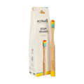 Ecowell Children's Toothbrush - Eco-Friendly Bamboo Handle, Soft Bristles, Vegan & Cruelty Free