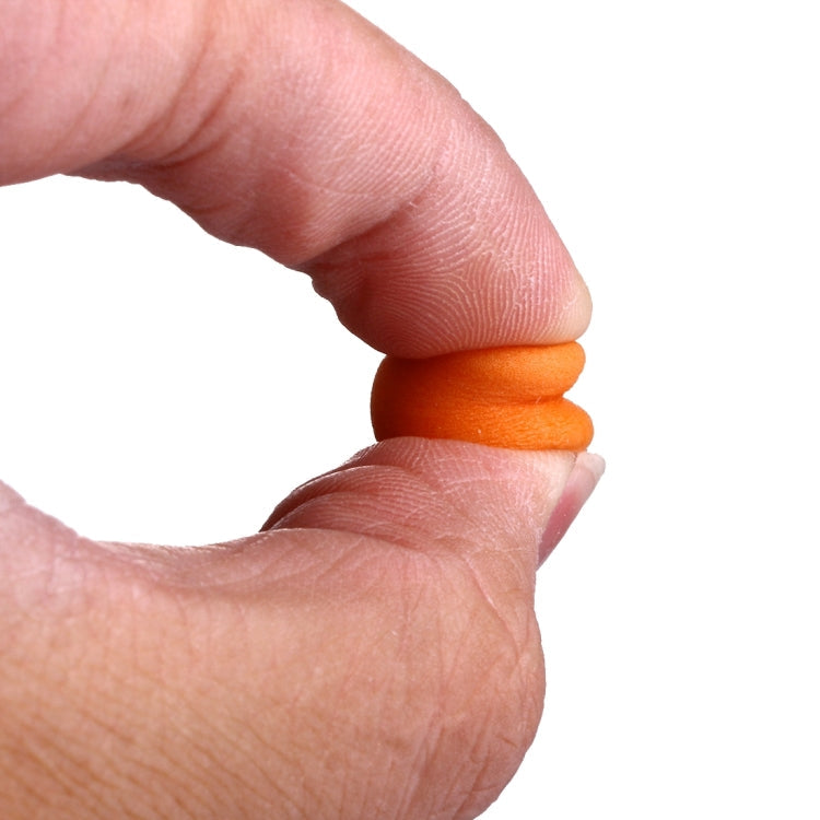 Ten Pairs Non-toxic Orange Soft Memory Foam Material Earplug for Sleeping(Orange)