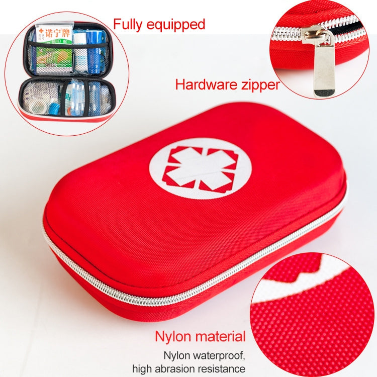 25 In 1 EVA Portable Car Home Outdoor Emergency Supplies Kit Survival Rescue Box(Red)
