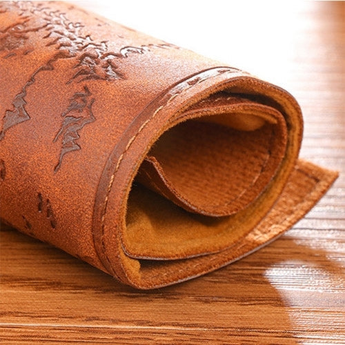 Simple Style Creative Stationery Bag Pencil Bag(Dark Brown)