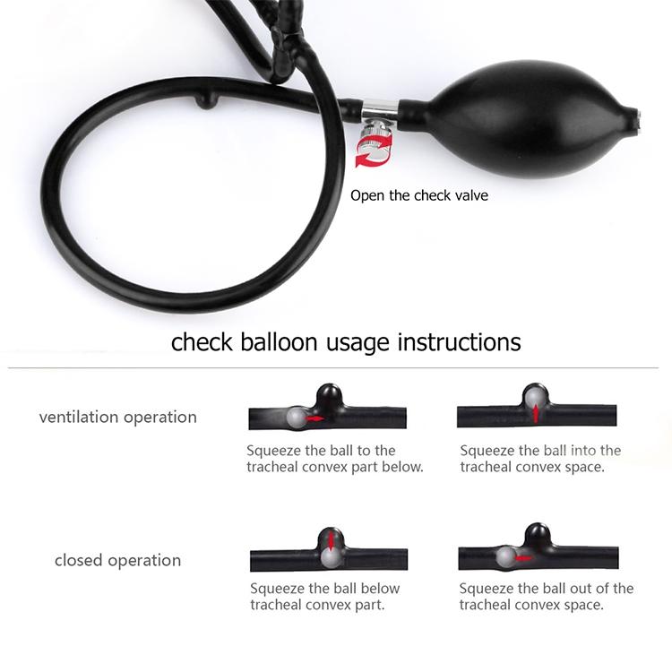 Household Full Cashmere Cervical Traction Instrument Neck Protection Inflatable Cervical Spine Massage Instrument (Black)