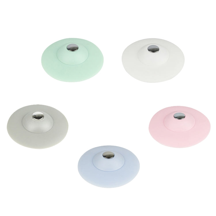 2 PCS Silicone Drain Stopper Deodorant Sink Bathtub Floor Drain Protector(Pink)