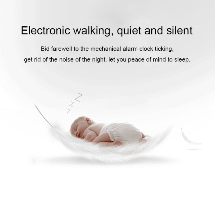 Modern 3D LED Sound Control Colorful Digital Alarm Clock Adjust Brightness Electronic Wall Glowing Hanging Clock with Remote Control(White)
