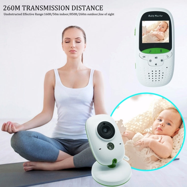 VB602 2.4 inch LCD 2.4GHz Wireless Surveillance Camera Baby Monitor, Support Two Way Talk Back, Night Vision (Grey)
