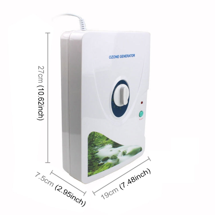 600MG Ozone Generator Cleaner Sterilizer for Vegetables and Fruits (110V US Plug)