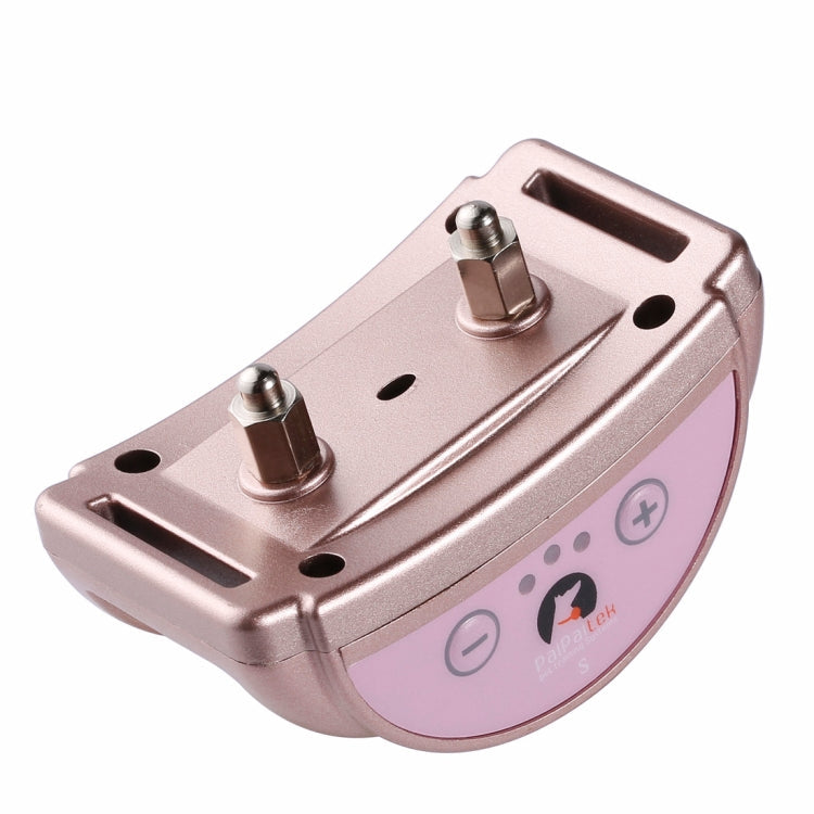 PD258 Automatic Anti Barking Collar Pet Training Control System for Dogs, S Size(Rose Gold)