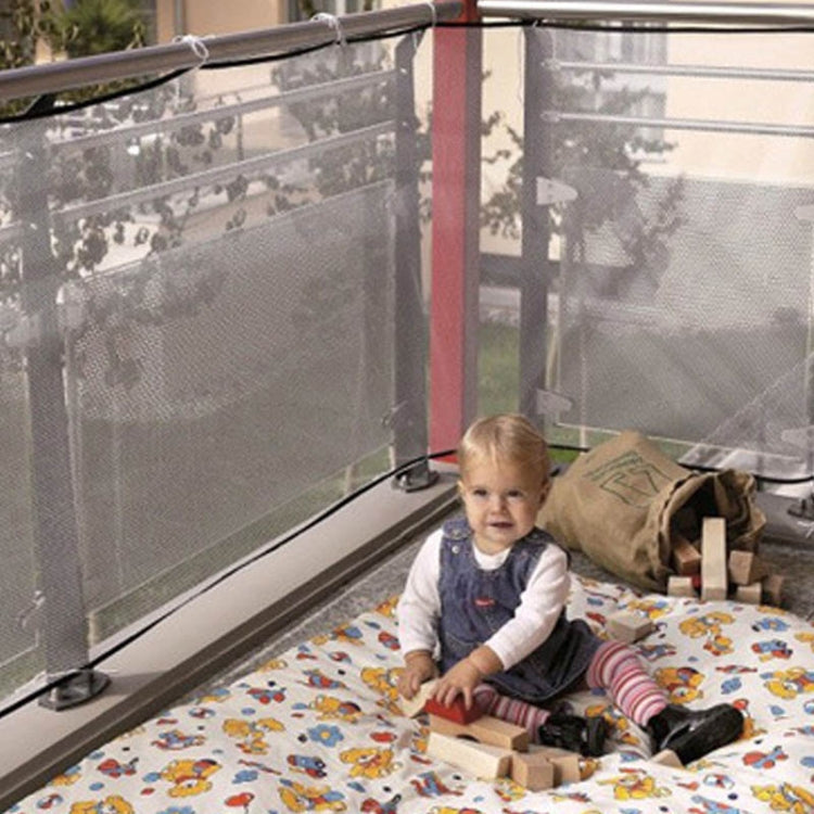 3m Thickening Safety Cope Braided Balcony Stair Safety Net for Child(White)