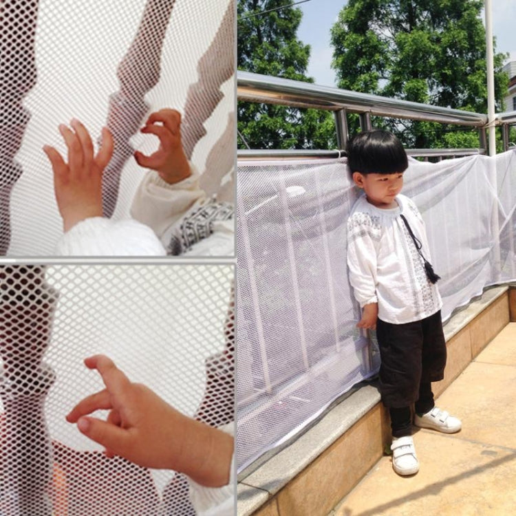 3m Thickening Safety Cope Braided Balcony Stair Safety Net for Child(White)