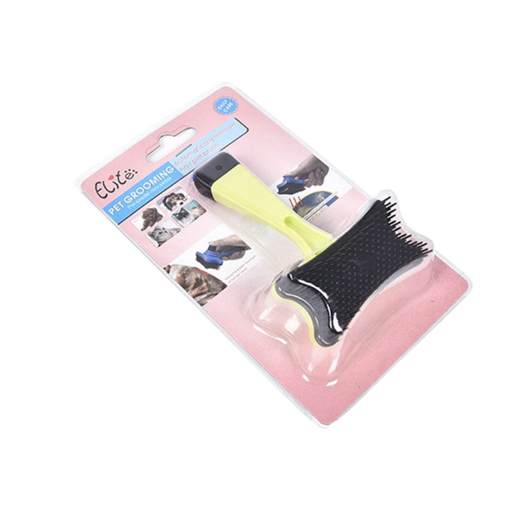 Elite Multi-functional Plastic Grooming Comb Cut Tangles Tool Pet Brushes(Green)