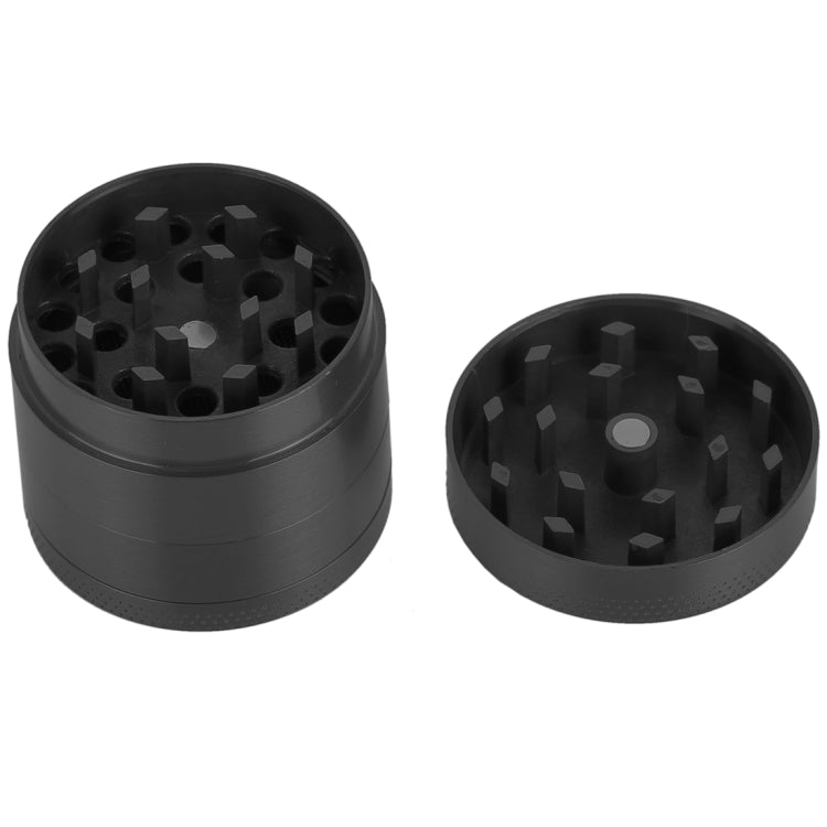 Mini 4-layer 40mm Zinc Alloy Herb Tobacco Cigarette Grinder (Black)