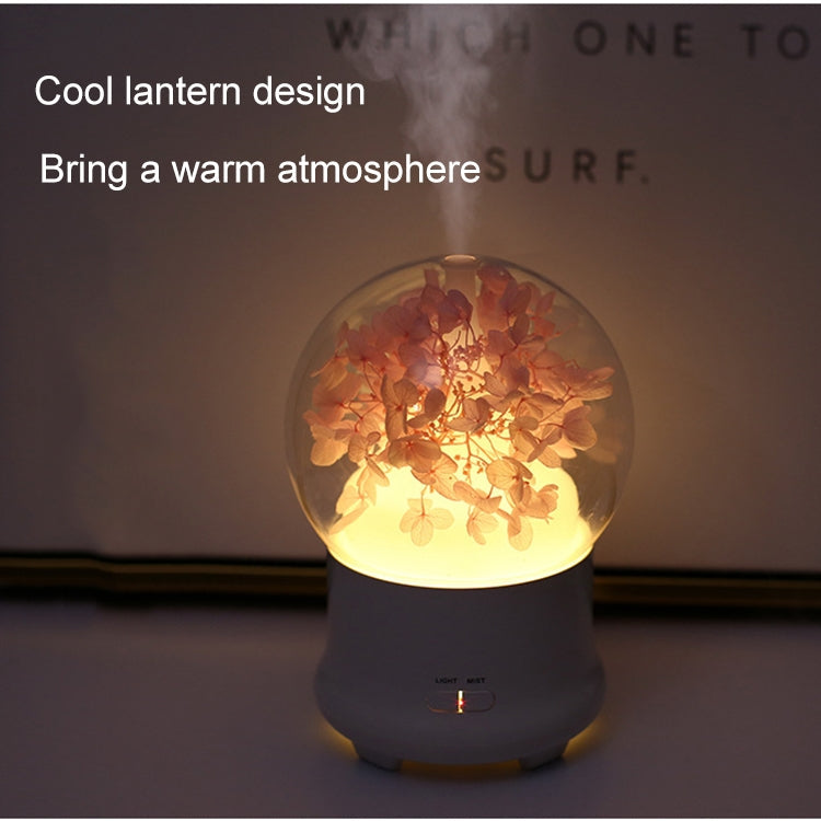 ML-824 100ML Gypsophila Flowers Aromatherapy Diffuser Air Humidifier with Colorful LED Light for Office / Home(Blue)