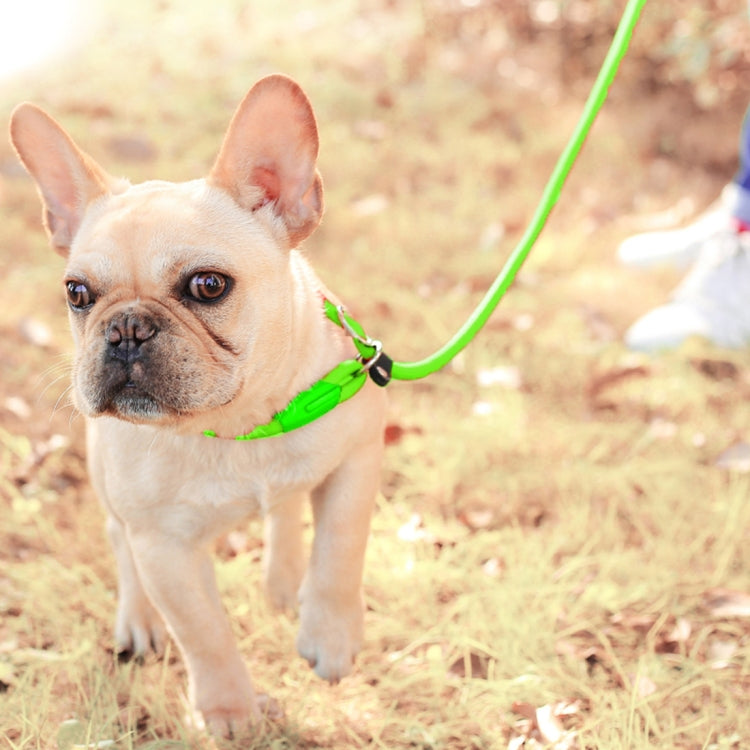Pet Dog Training Traction Rope Reflective Light Leash with Bold Handle