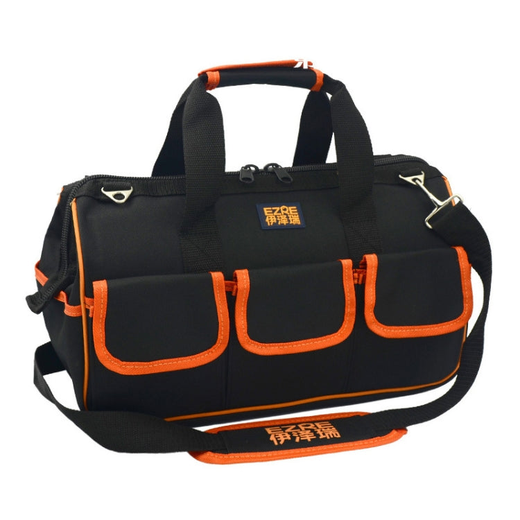 EZRE Multi-function Oxford Cloth Electrician Belt Pouch Maintenance Tools Handbag Shoulder Bag Convenient Tool Bag, Size : 17 inch