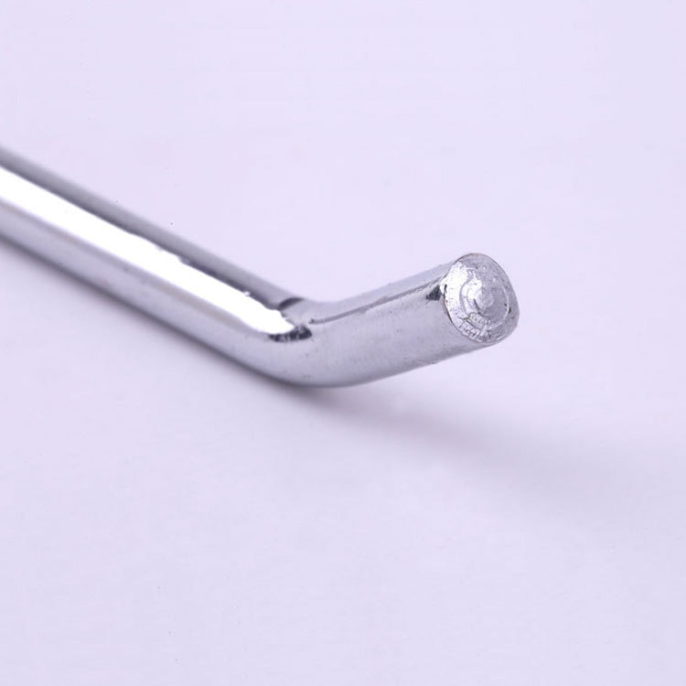 10pcs 3.5mm Supermarket Iron Grid Shelf Hook, Length: 25cm