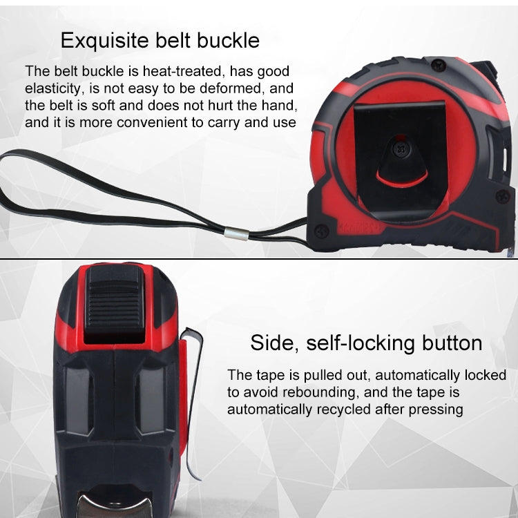 Aoben Retractable Ruler Measuring Tape Portable Pull Ruler Mini Tape Measure, Length: 3m Width: 19mm