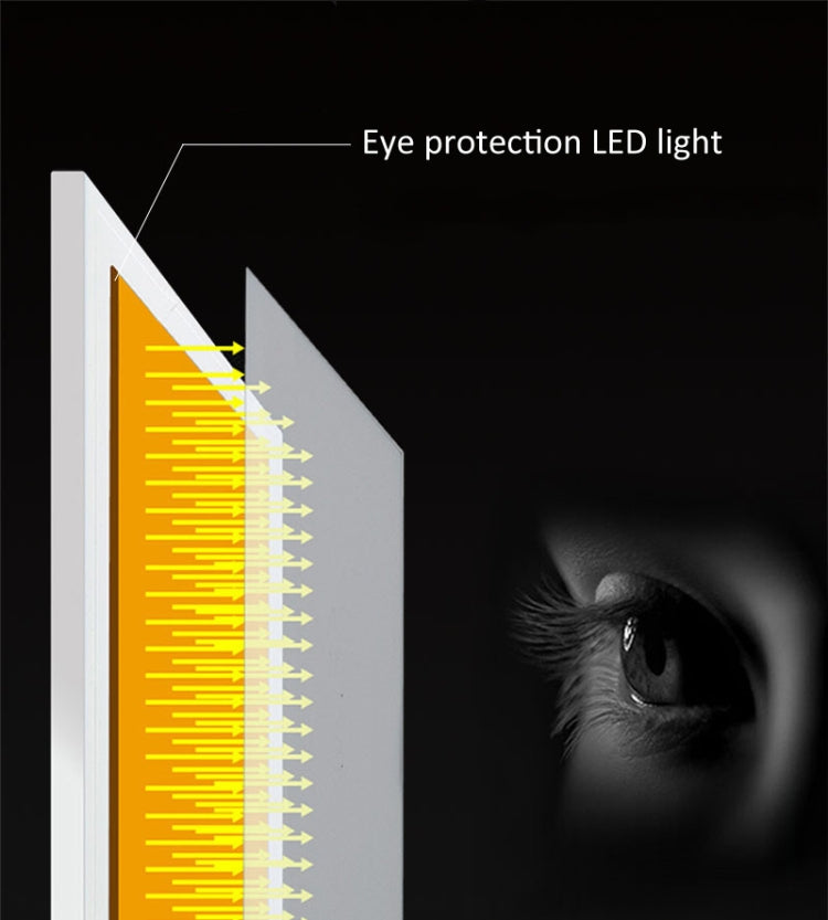 A4 Size 5W 5V LED Three Level of Brightness Dimmable Acrylic Copy Boards for Anime Sketch Drawing Sketchpad, with USB Cable & Plug, Size：220x330x5mm