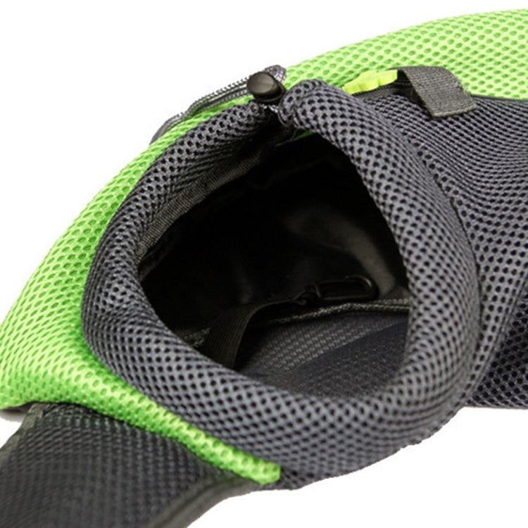 Dog and Cat Sling Carrier Hands Free Reversible Pet Papoose Bag, Size：Large(Green)