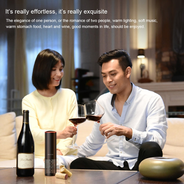 Original Xiaomi Youpin CIRCLE JOY Automatic Rechargeable Electric Wine Bottle Opener(Black)