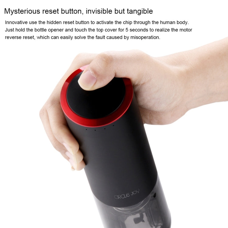 Original Xiaomi Youpin CIRCLE JOY Automatic Rechargeable Electric Wine Bottle Opener(Black)
