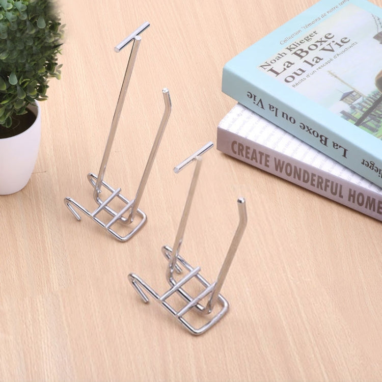 5pcs 5.8mm Supermarket Iron Grid Shelf Double Hook, Length: 25cm