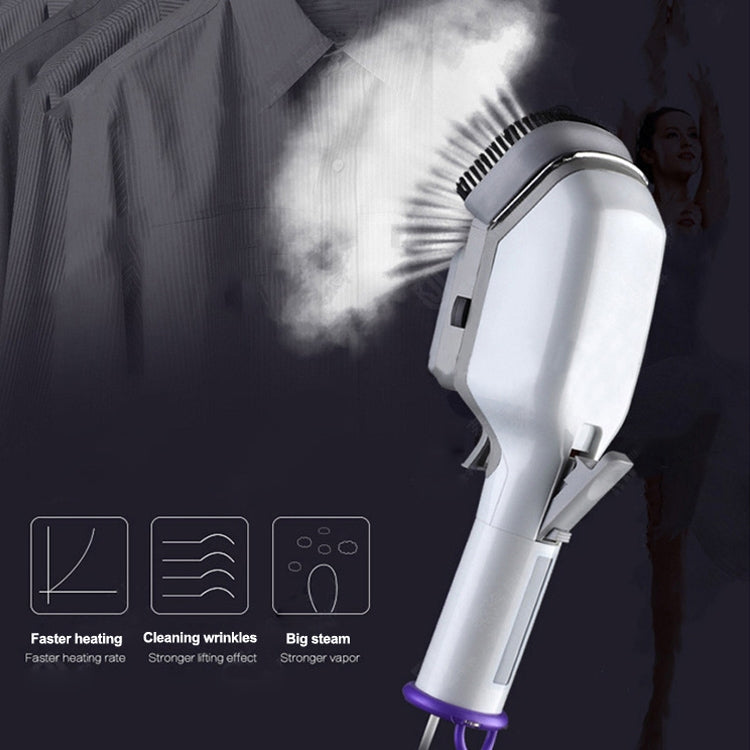 JIN KE JK-760 1000W Multifunctional Portable Hang Hot Machine High Power Household Handheld Steam Brush Ironer with Steel Plate, EU Plug