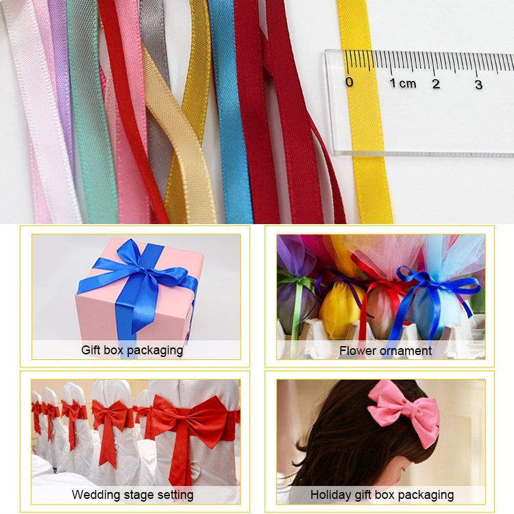 High Density Polyester Hand Woven Ribbon, Size: 91m x 0.6cm(Gold)