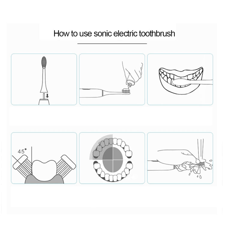 QYG Q2 IPX7 Waterproof Battery Powered Electric Sonic Toothbrush(Orange)