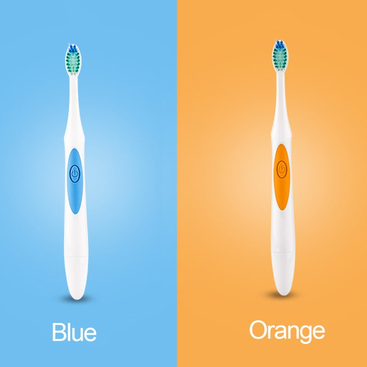QYG Q2 IPX7 Waterproof Battery Powered Electric Sonic Toothbrush(Orange)