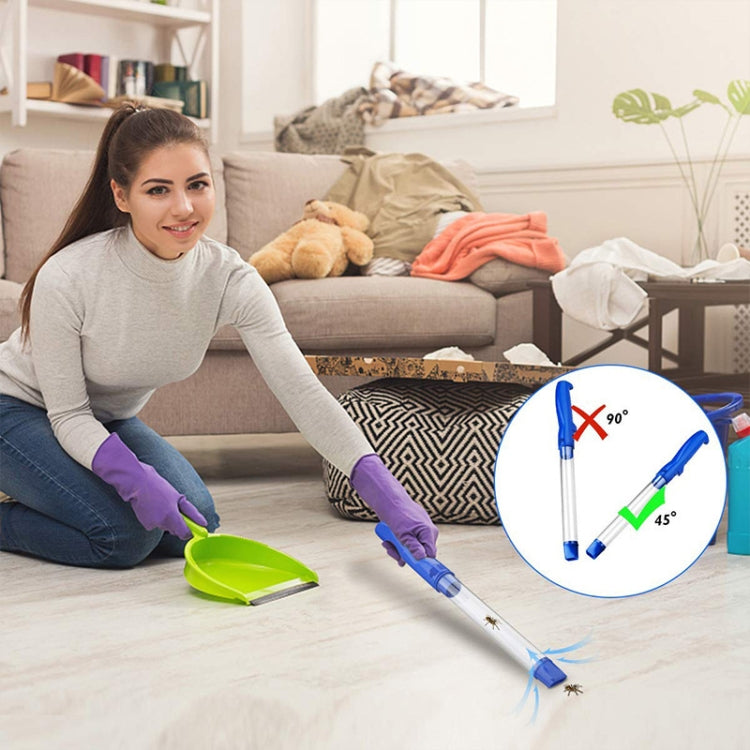 SK818 USB Charging Insects Bugs Suction Traps Electric Pest Spider Catcher with LED Light(Blue)