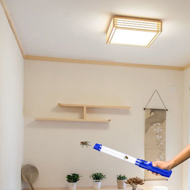 SK818 USB Charging Insects Bugs Suction Traps Electric Pest Spider Catcher with LED Light(Blue)