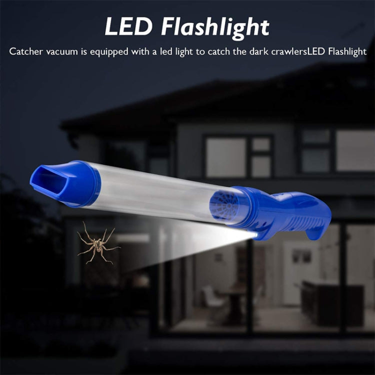 SK818 USB Charging Insects Bugs Suction Traps Electric Pest Spider Catcher with LED Light(Blue)
