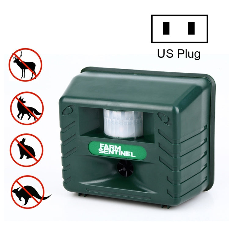 SK131 High-power Ultrasonic Electronic Rat Repeller Analog Alarm Sound Intelligent Pest Killer, US Plug
