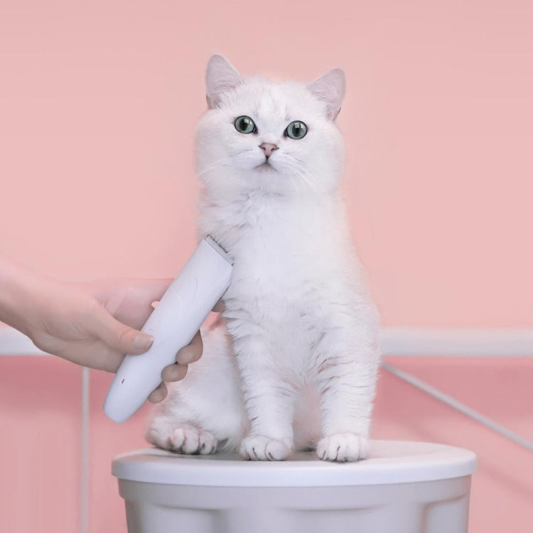 Original Xiaomi Youpin Pawbby Dog Professional Razor Pet Grooming Clippers Electric Rechargeable Safety Haircut Machine(White)