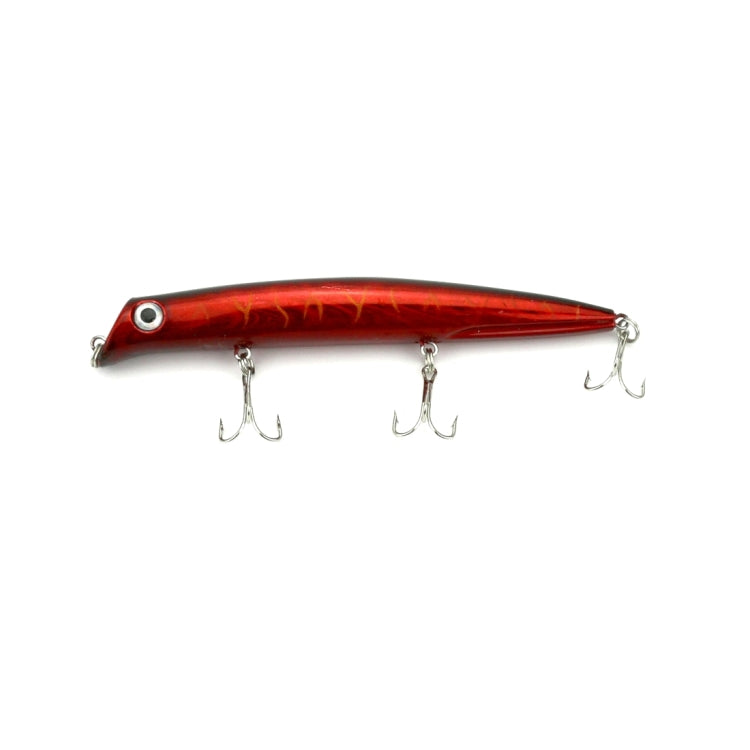 HENGJIA Artificial Fishing Lures Popper Bionic Fishing Bait with Hooks, Length: 12.6 cm, Random Color Delivery