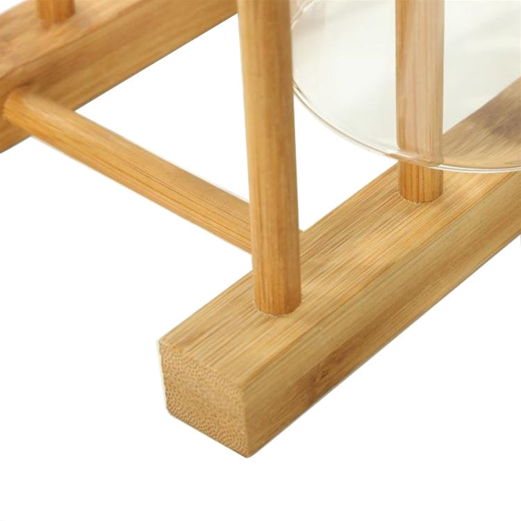 Solid Wood Dish Drip Rack Plate Holder, Size: 14x12x10cm