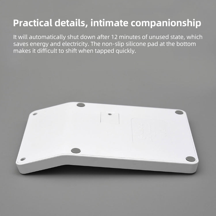 Original Xiaomi Youpin LEMO Rice Calculator 12-bit LED Display ABS Material 6 Degree Angle(White)
