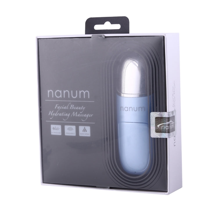 Nanum Facial Beauty Hydrating Massager Mini Skin Care Water Spraying Misting Humidifier / Automatic Alcohol Sprayer(Blue)