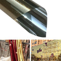 UV Reflective One Way Privacy Decoration Glass Window Film Sticker, Width: 110cm, Length: 1m(Gold)