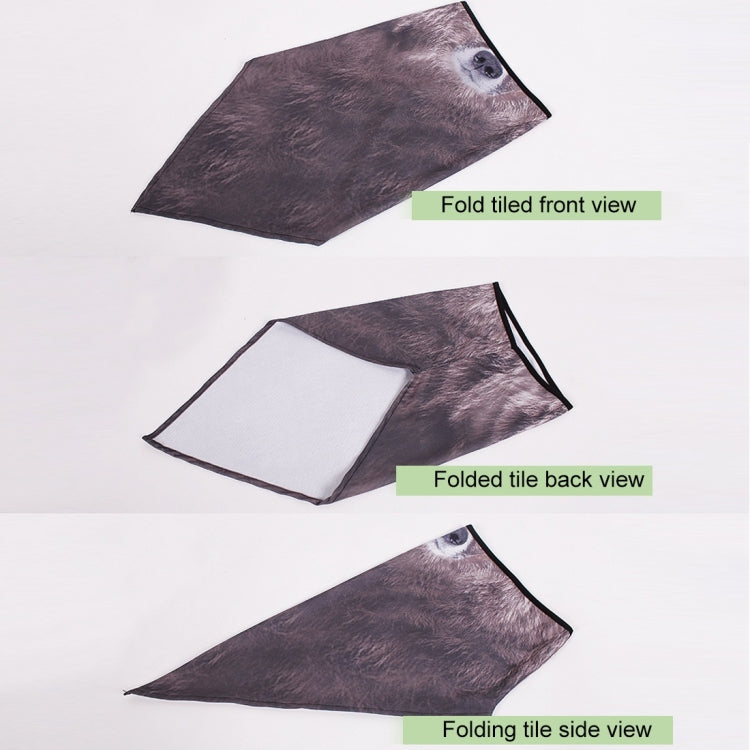 Multifunction Outdoor Windproof Triangle Towel Animal Mask Hood