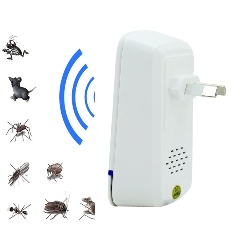 Electronic Ultrasonic Anti Mosquito Rat Insect Pest Repeller with Light, AC 110-220V