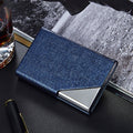 Oracle Bone Texture Business Card Holder Wallet Credit Card ID Case Holder, Random Color