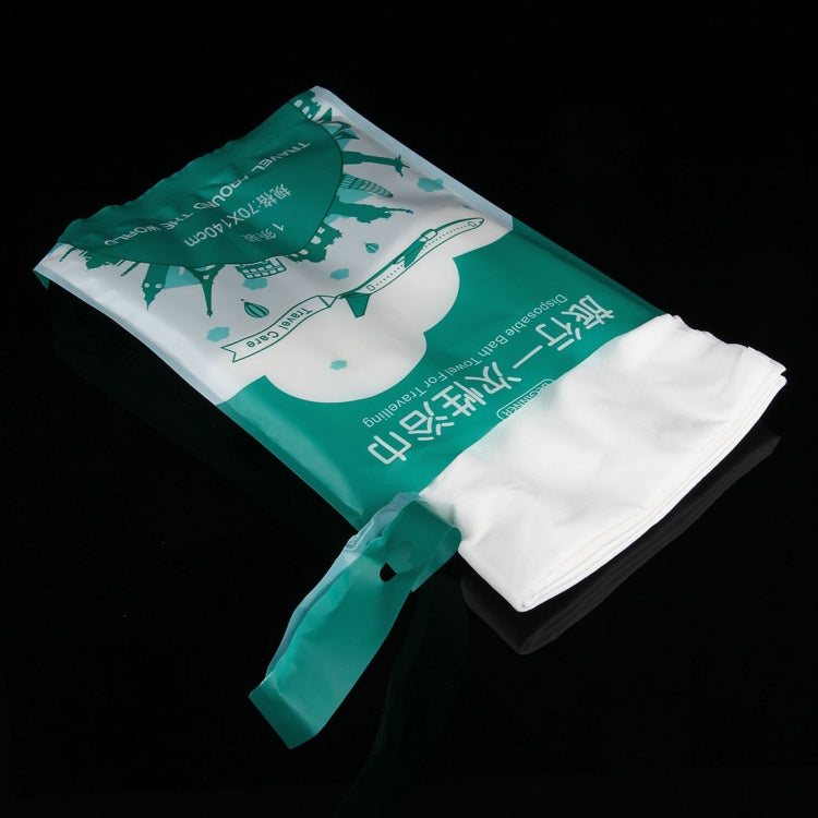 Portable Disposable Travel Cotton Bath Towel, Size: 140x65cm