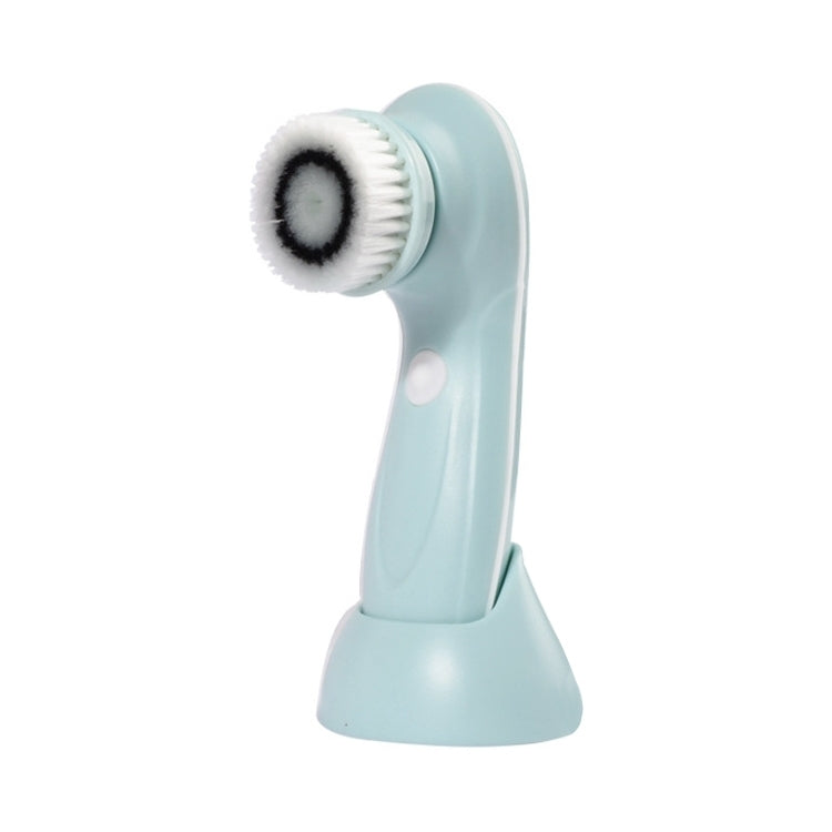 6 in 1 USB Charging Electronic Cleaning Face Beauty Instrument Pores Nose Blackhead Facial Cleansing Brush(Blue)
