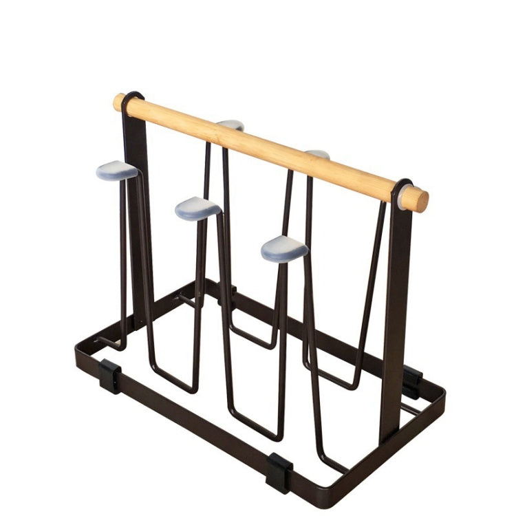 Iron Kitchen Cup Holder Drain Shelf(Bronze)