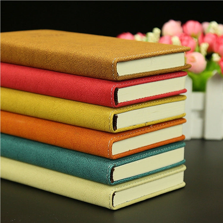 A5100 Pages Leather Soft Cover Notebook A5100 Pages Leather Soft Cover Notebook Pocket Memo(Blue)