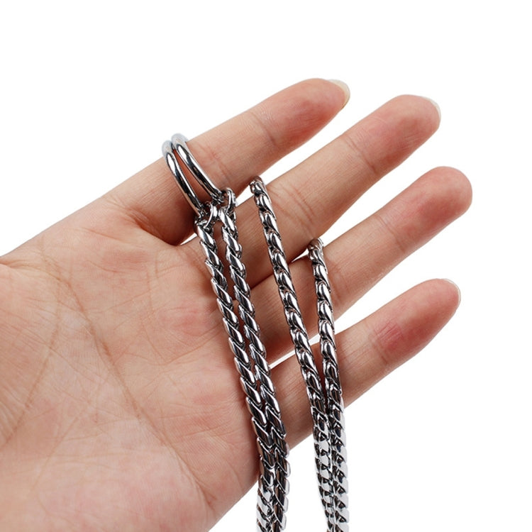 50cm x 3mm Pet P Chain Pet Collars Pet Neck Strap Dog Neckband Snake Chain Dog Chain Dog Collar