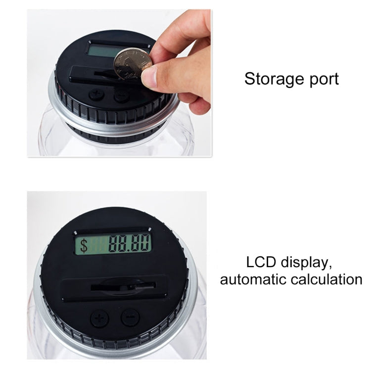Digital Counting Money Coin Bank for US Dollar