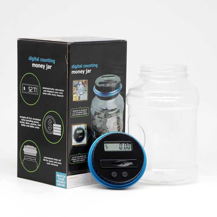 Digital Counting Money Coin Bank for US Dollar