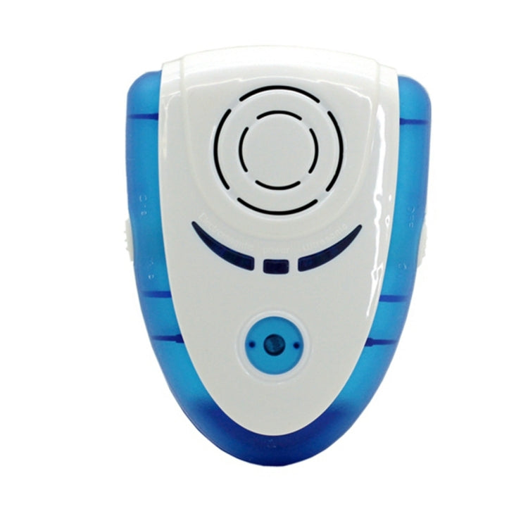 6W Electronic Ultrasonic Electromagnetic Wave Anti Mosquito Rat Insect Pest Repeller with Light, US Plug, AC 90-240V, Random Color Delivery (Blue)